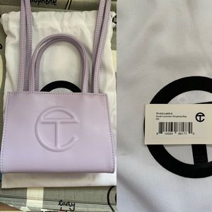 Telfar Small Shopping Bag in Lavender